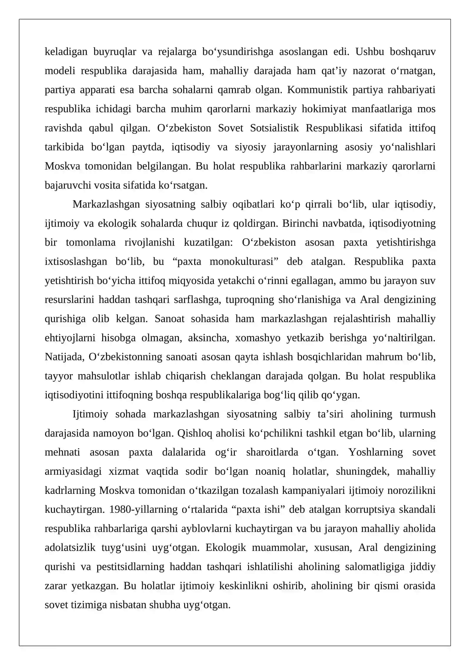 Mustaqil O‘zbekiston Respublikasining tashkil topishi va uning tarixiy ahamiyati 3