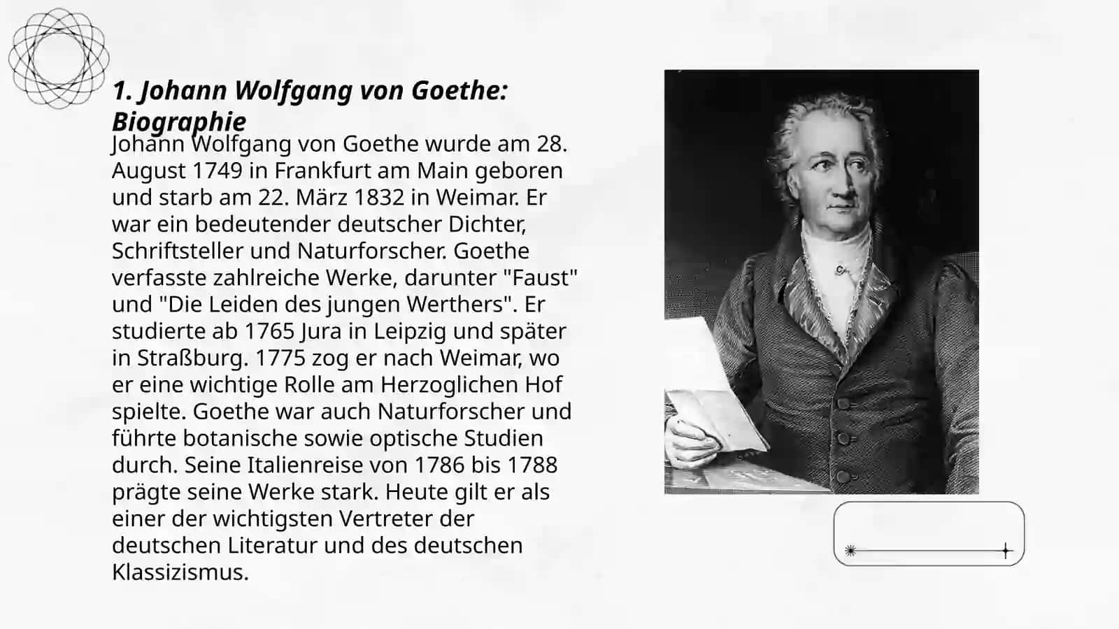Johann Wolfgang von Goethe: Biographie 3