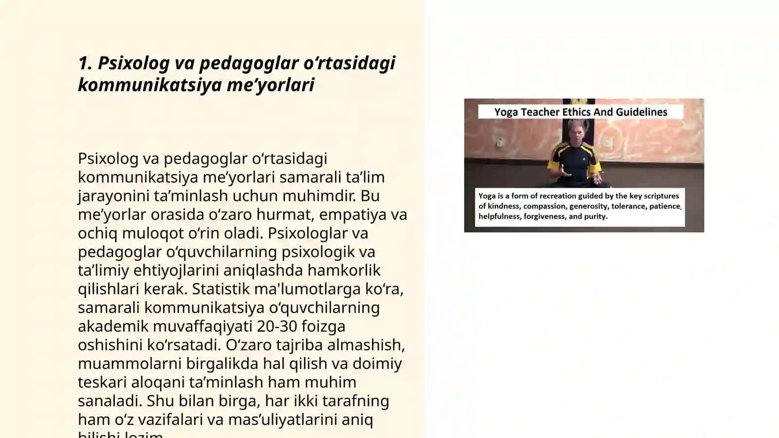 Psixologning pedagoglar bilan ishlashdagi etik qoidalari 3