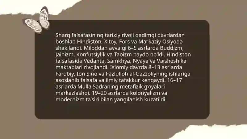 Sharq falsafasi 3