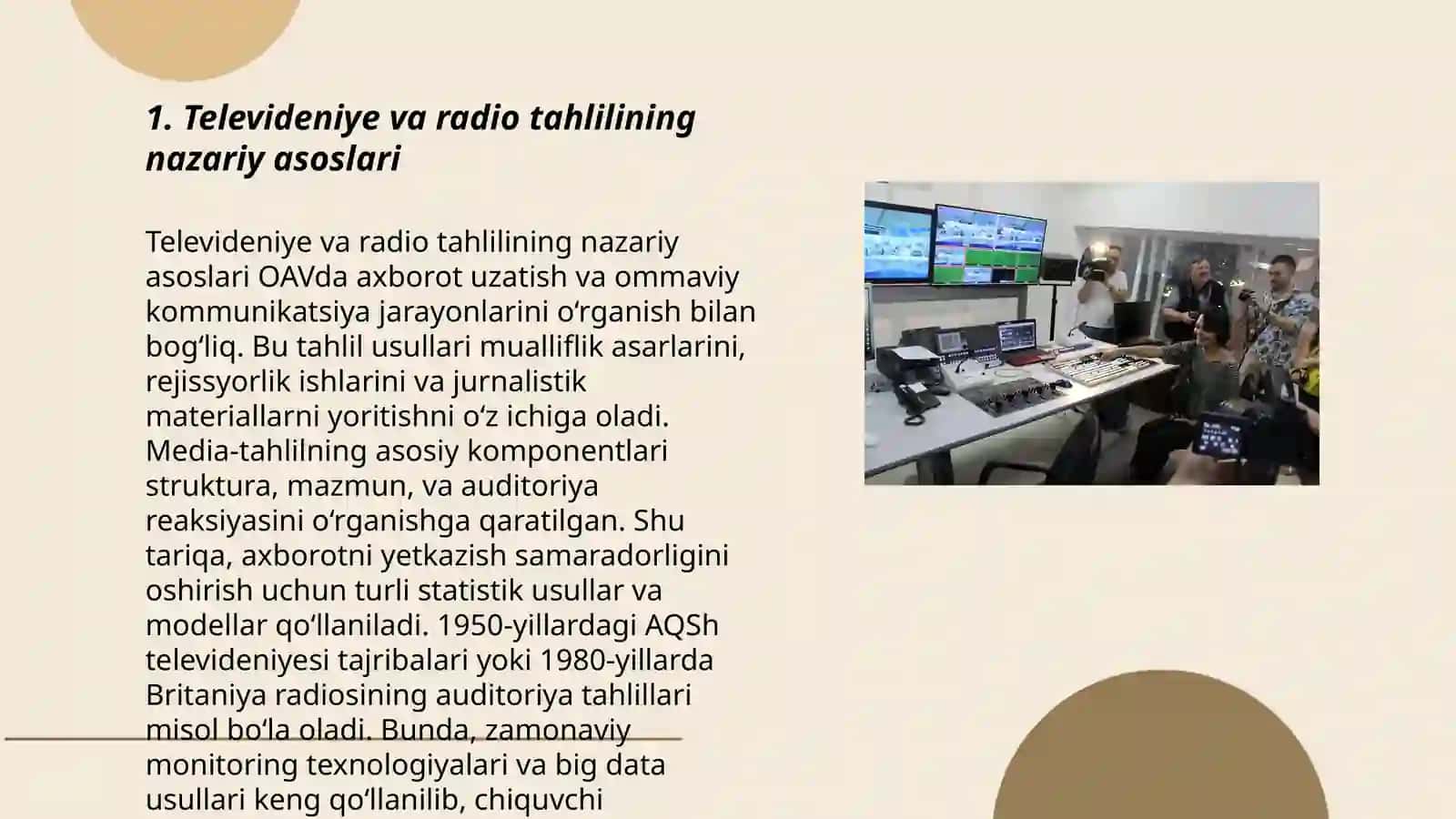 Televideniya va radio sharhlarining qiyosiy tahlili 3