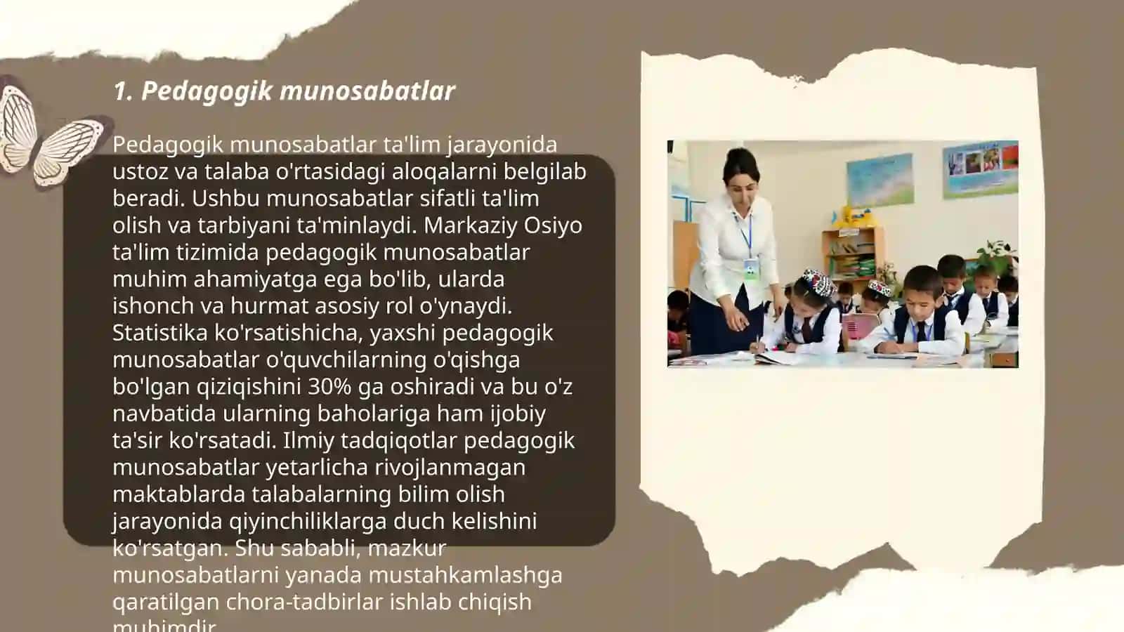Pedagogning oʻquvchilar bilan muomila olib borishining mohiyati 3
