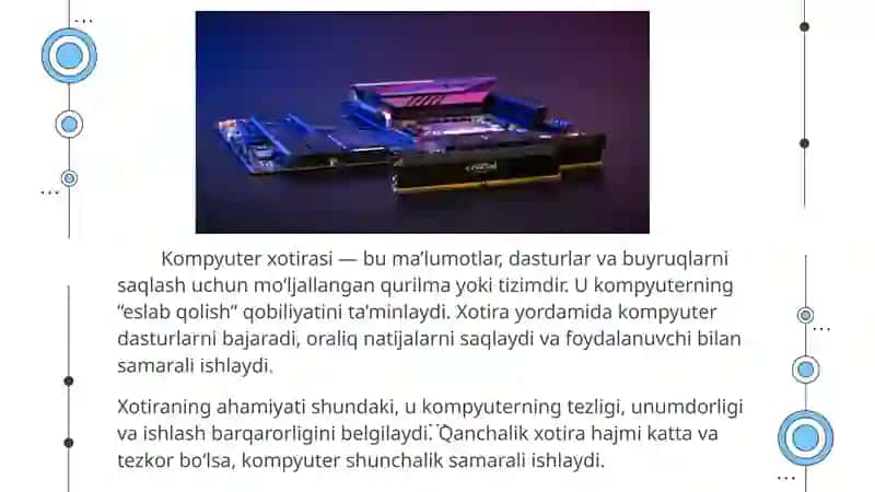 Kompyuter xotira iyerarxiyasi 3