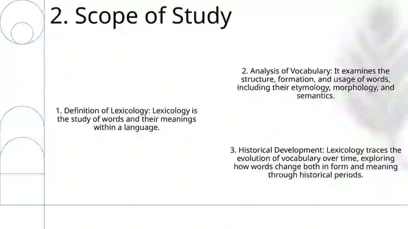 English Lexicology As A Subject 3