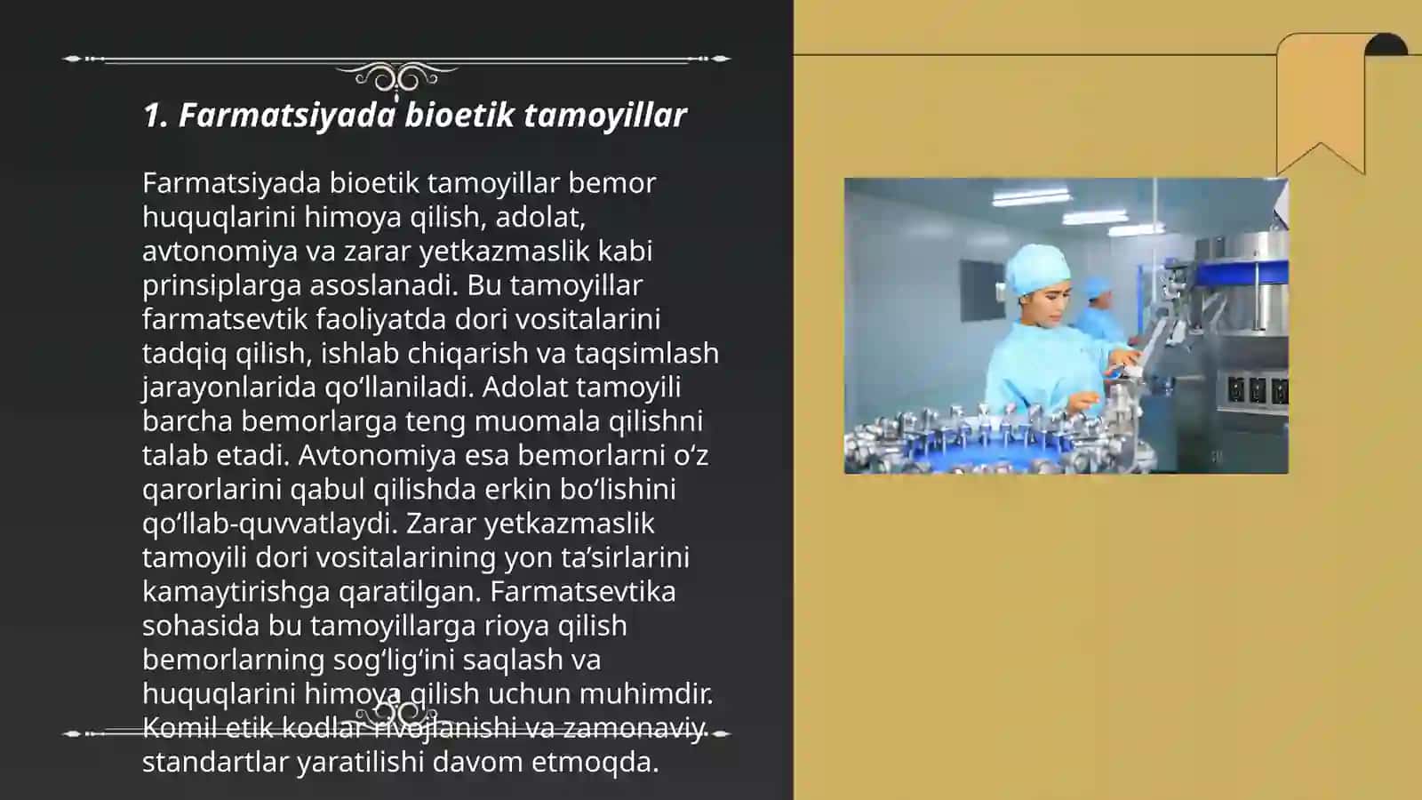 Farmatsiya sohasida bioetik va huquqiy muammolar 3