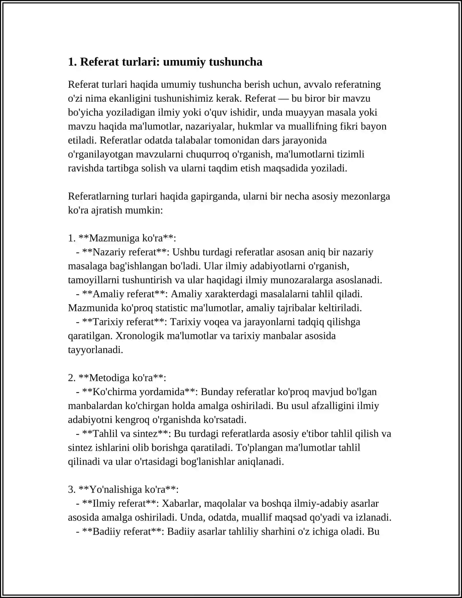 REFERAT,REFERAT TURLARI 3