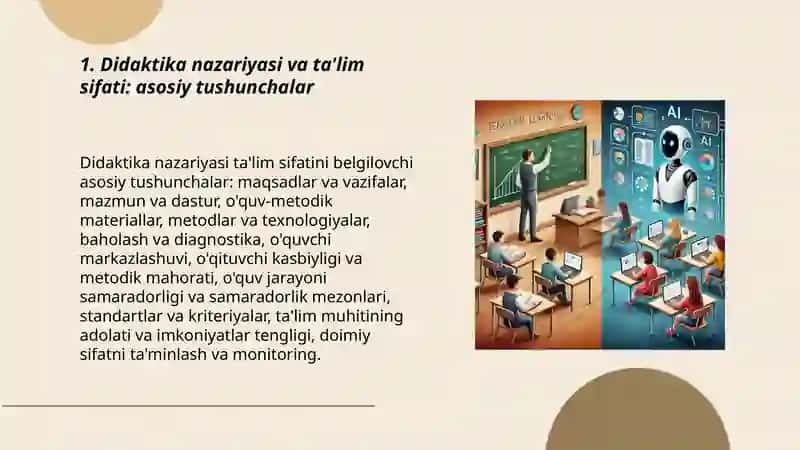 Didaktika - ta'lim nazaryasi sifati 3