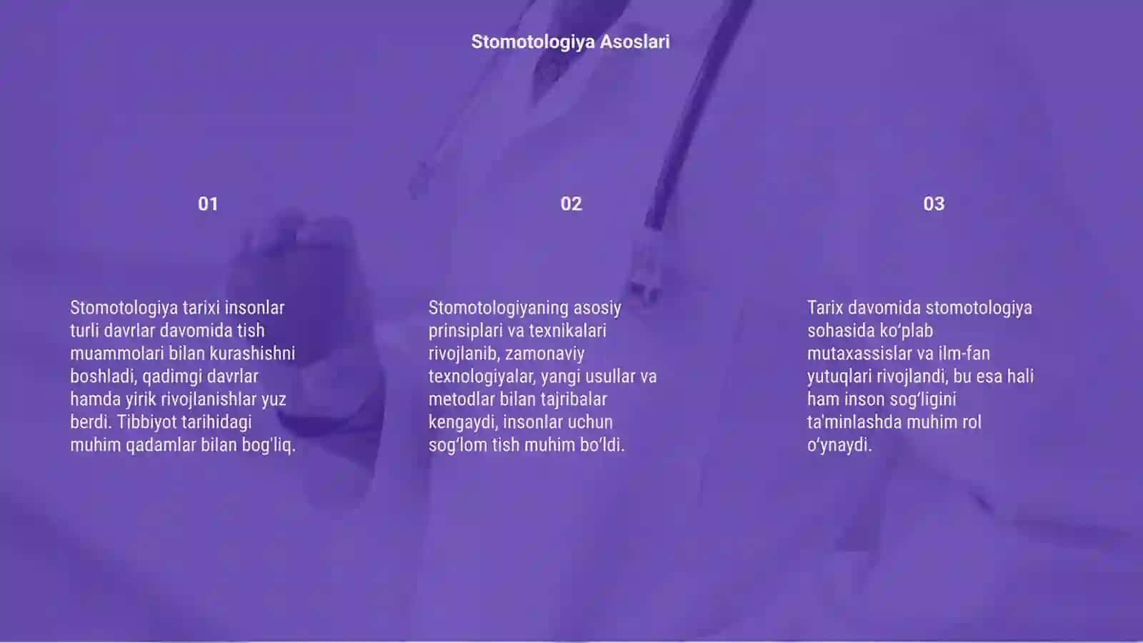 Stomotologiya tarixi 3