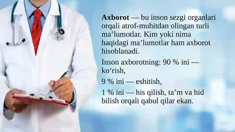 Axborot haqida tushuncha va texnologiyalar 3