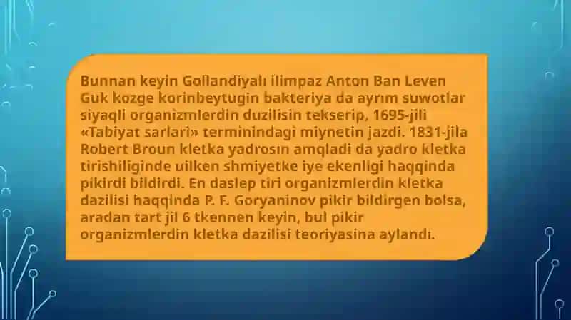 Kletka haqqında tusınık 3