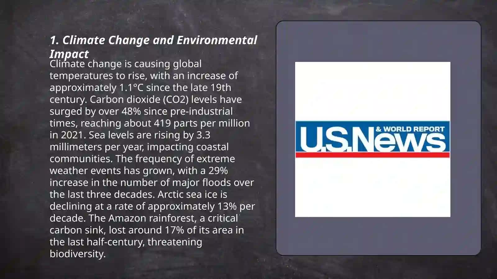 Climate Change and Environmental Impact 3