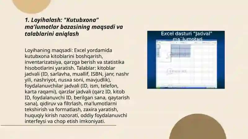 Kutubxona ma'lumotlar bazasi yaratish 3