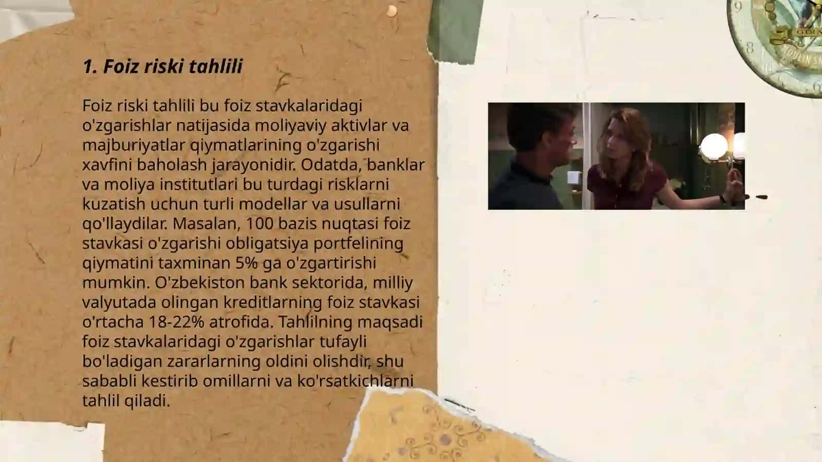 Foiz riski tahlili 3