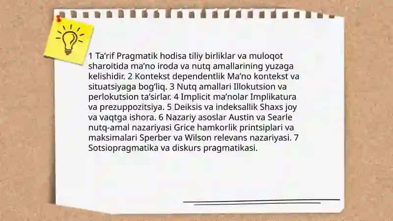 Pragmatik hodisa tushunchasi va uning turlari 3