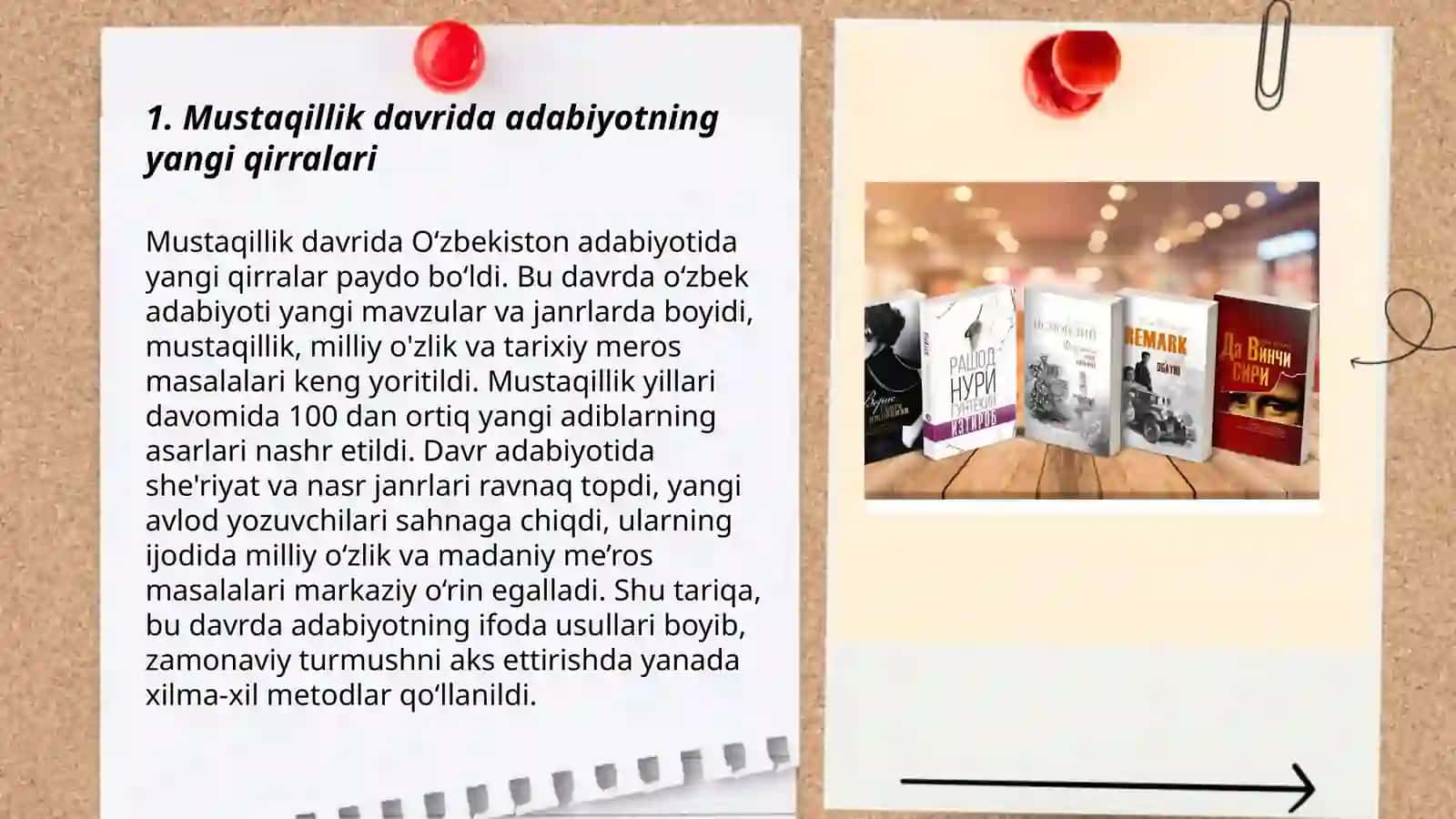 Mustaqillik davrida adabiyotning yangi qirralari 3