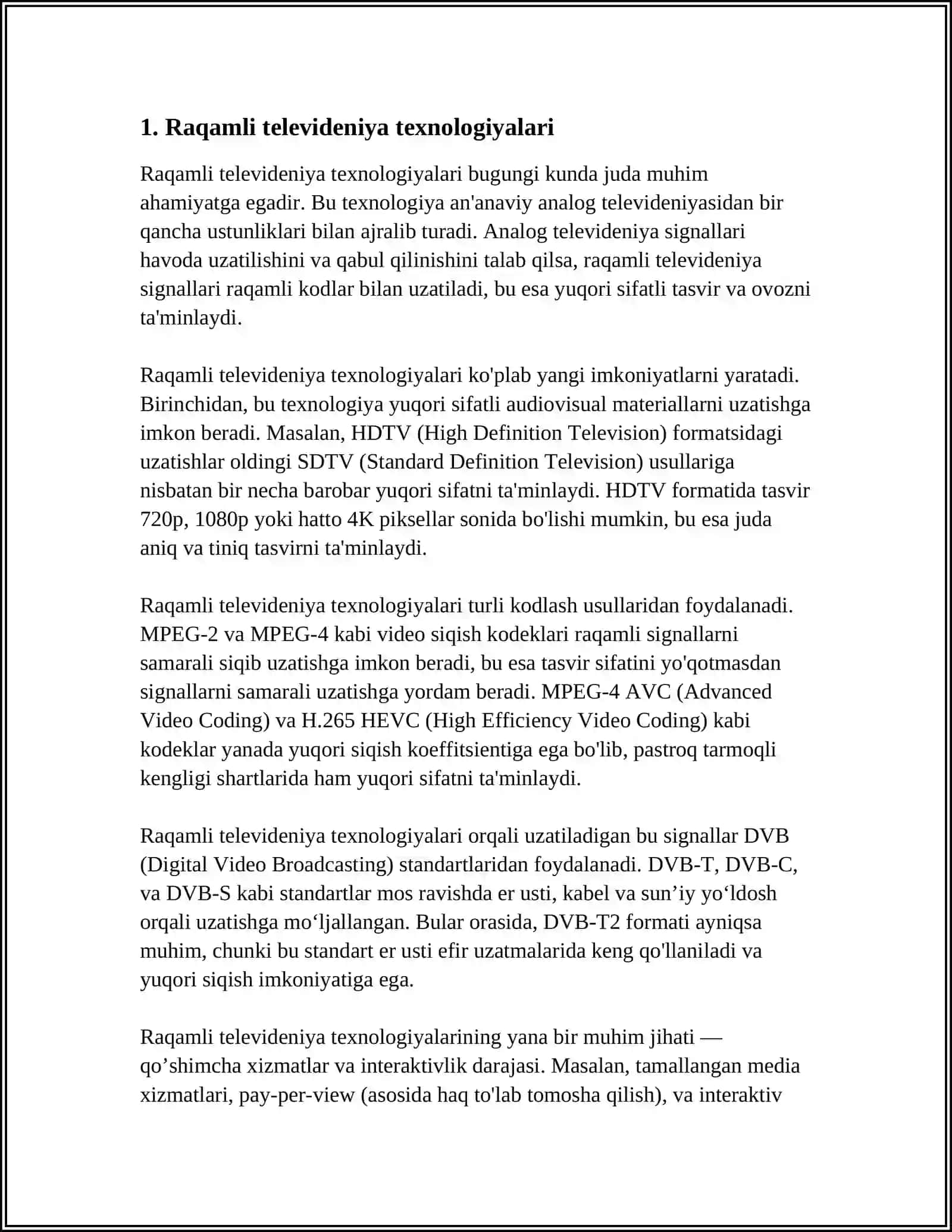 MEDIA TEXNOLOGIYALAR KUNDALIK HAYOTDA 3