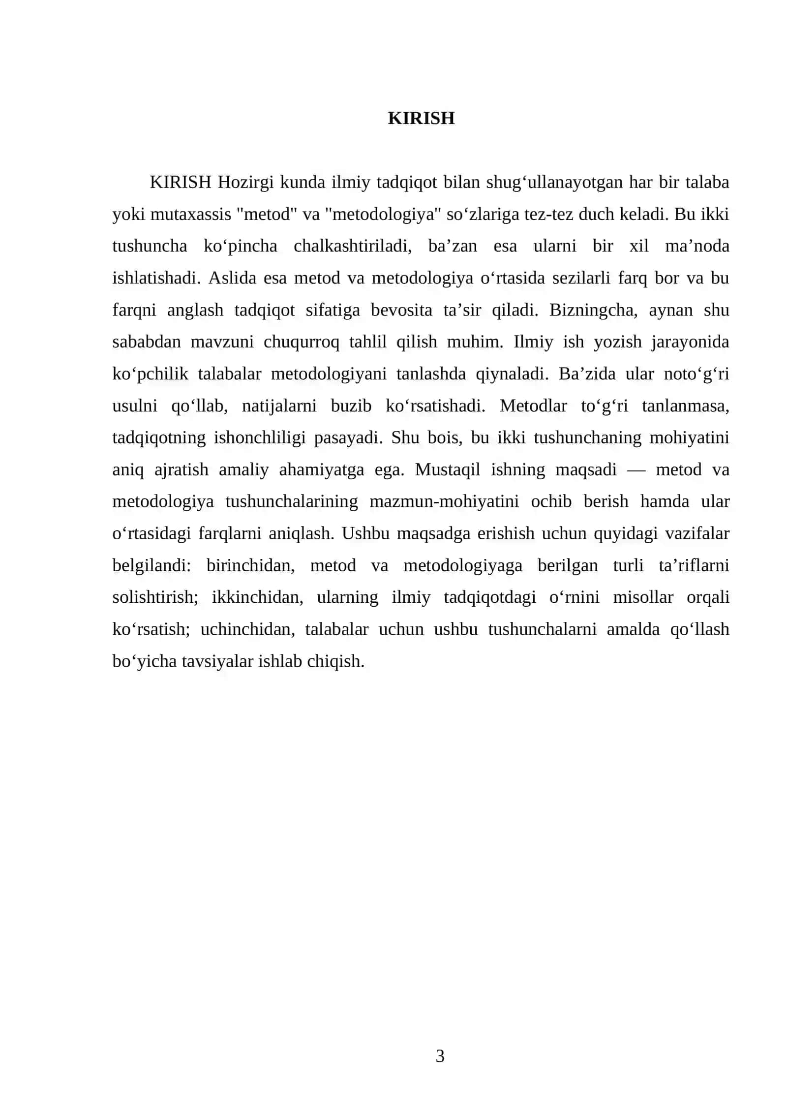 Metod va metodologiya asosiy tushunchalar 3