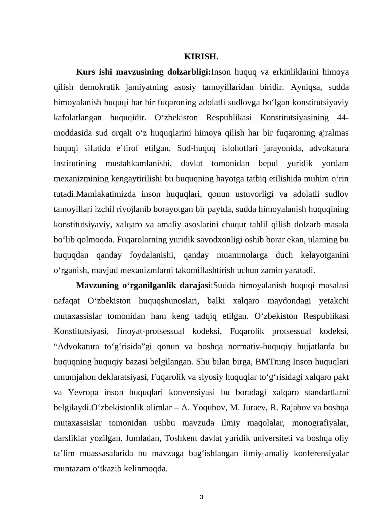 Sudda himoyalanish huquqi 3