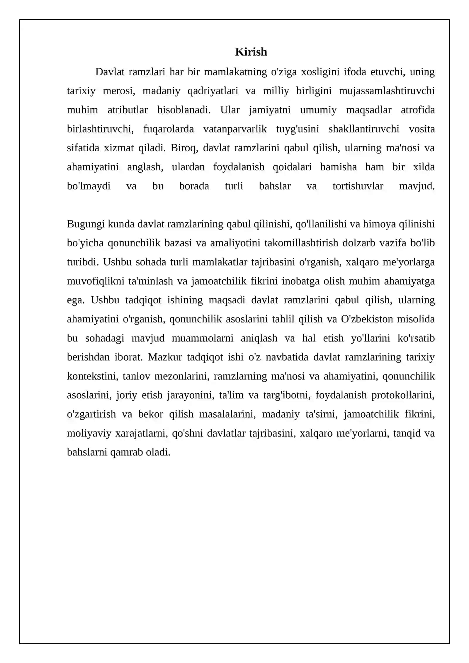 Davlat ramzlari: tarix, ma'no va ahamiyat 3