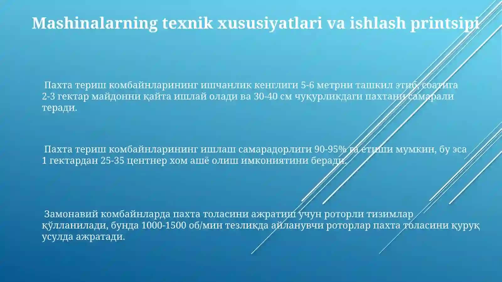 Paxta Yigim-Terim Mashinalari 3