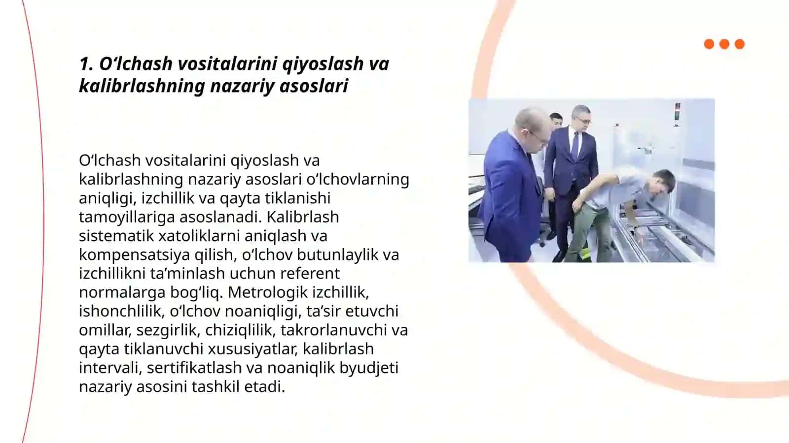 O‘lchash vositalarini qiyoslash va kalibrlash 3
