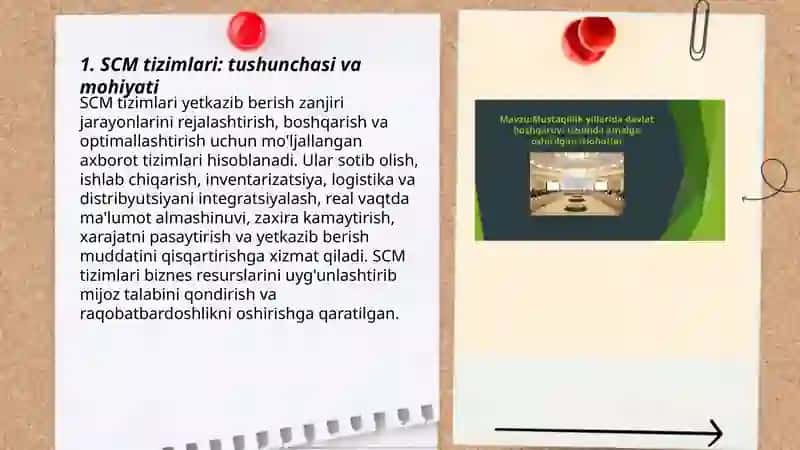 SCM Tizimlari 3