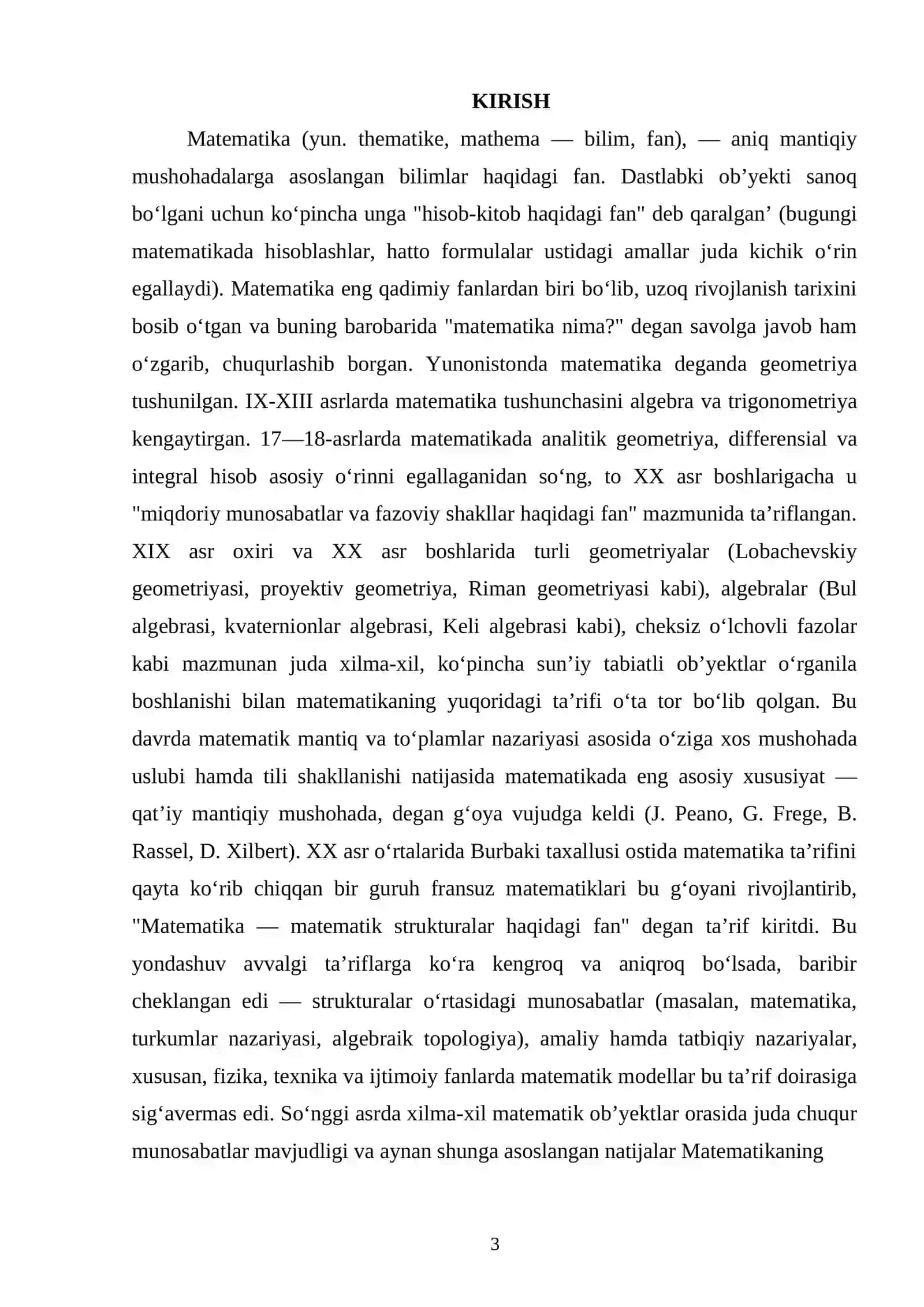 Integral va uning tadbiqlarini o’rgatish metodikasi 3