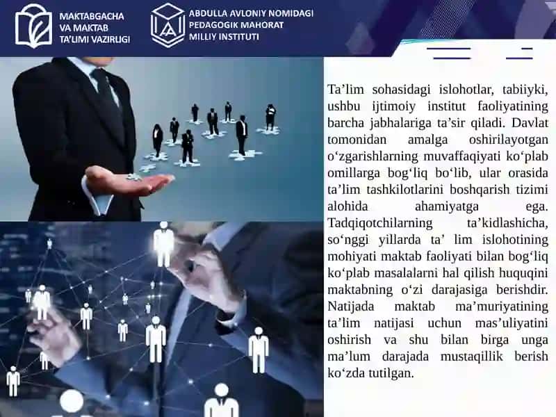 Samarali maktabni rivojlantirish strategiyalarini amalga oshirishda O‘IBDO‘ roli 3