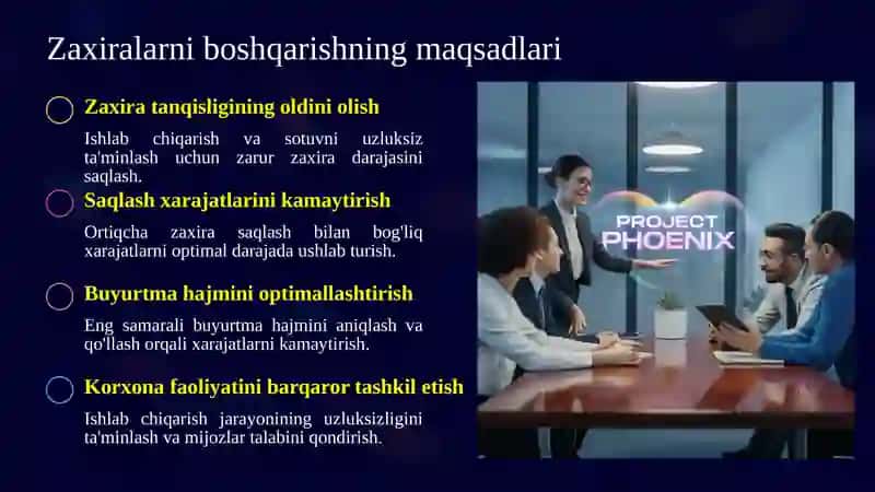 Zaxiralarva debitorlik qarzlarini boshqarish 3