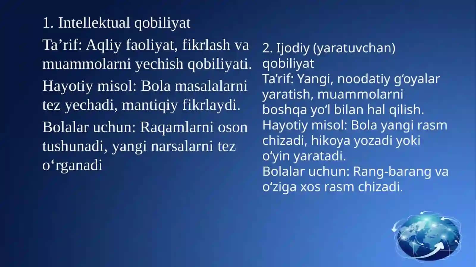 Qobiliyat va Iqtidor 3