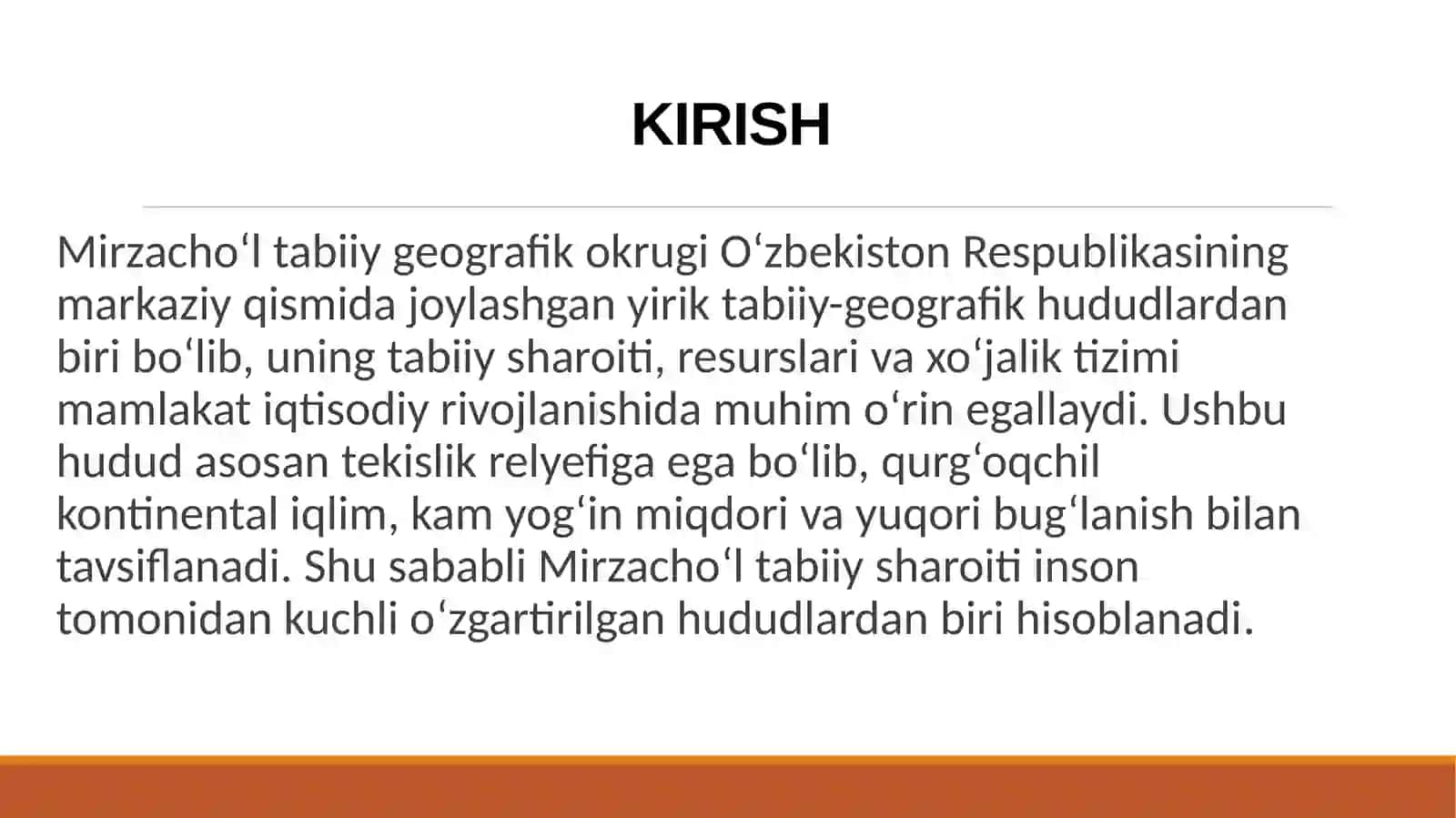 MIRZACHO‘L TABIIY GEOGRAFIK OKRUGI 3