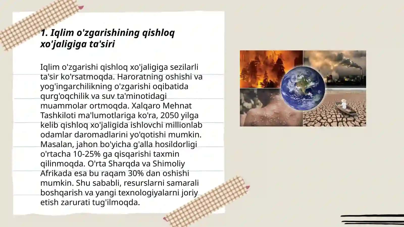 Iqlim o'zgarishi kimga "qimmatga tushyapti" 3