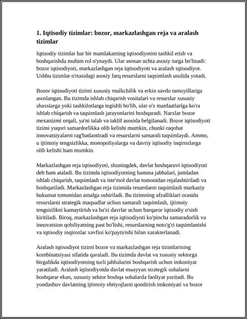 IQTISODIY TIZIMLAR VA MULK MUNOSABATLARI 3