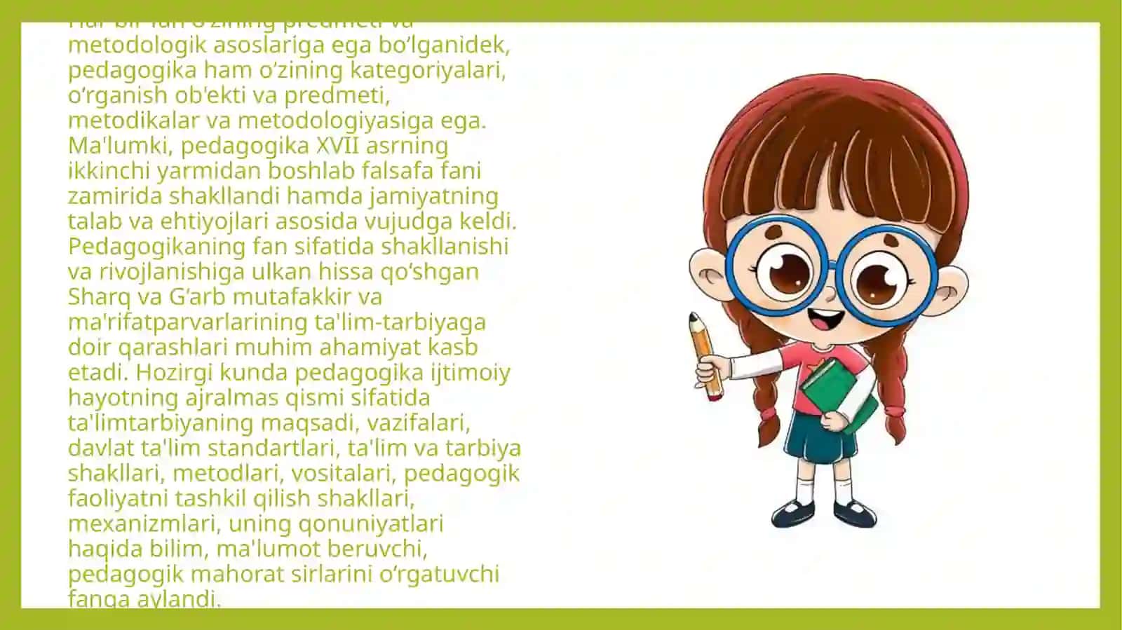 Pedagogikaga faniga kirish 3