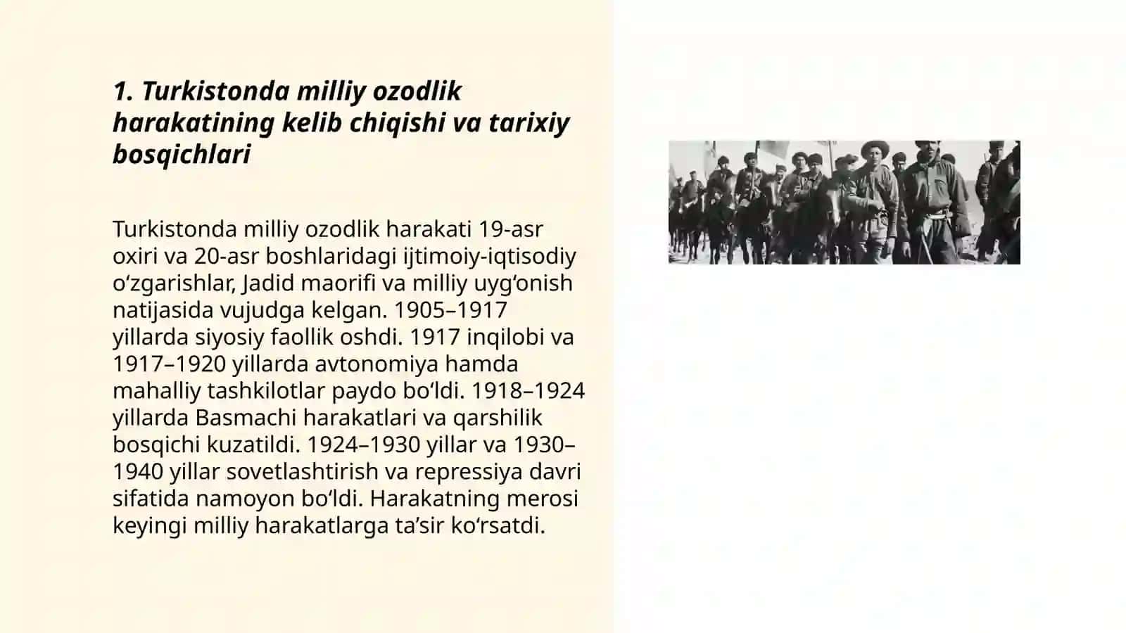 Turkistonda milliy ozodlik harakatlari 3