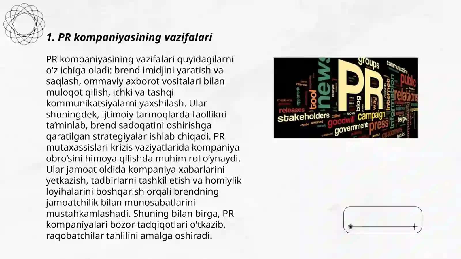 PR kompaniyasi haqida maʼlumot 3
