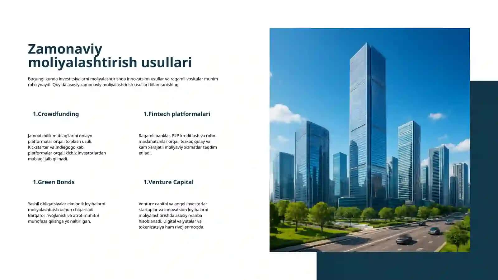Investitsyalarni moliyalashtirish 3