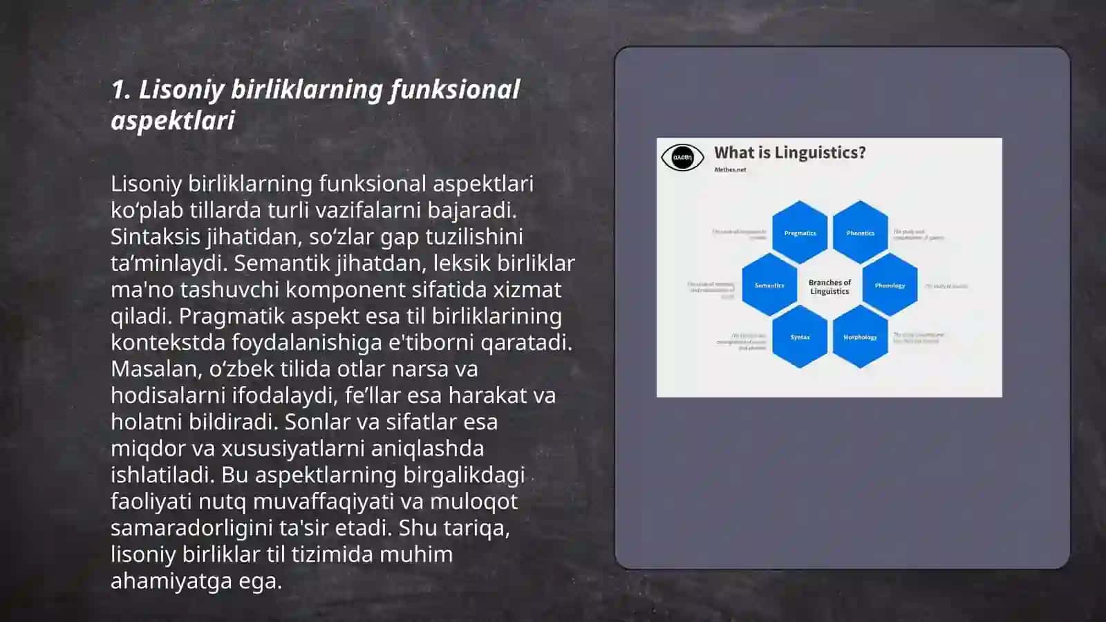 Lisoniy birliklarining pragmatikasi 3