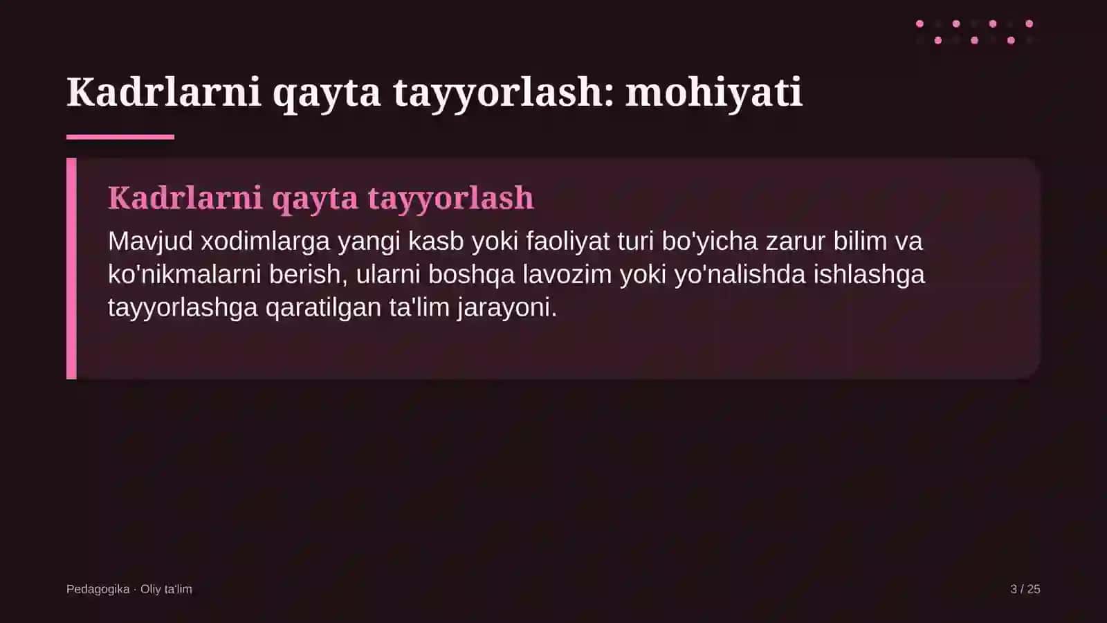 Yo'l harakati xavfsizligi xizmatida kadrlarni qayta tayyorlash 3