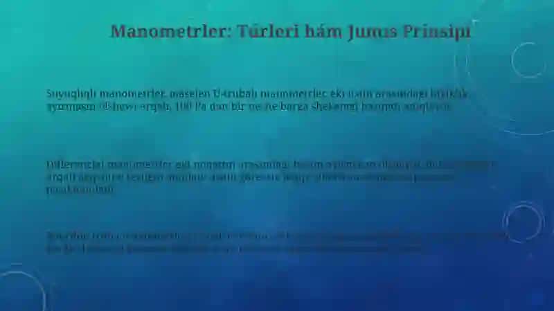 Manometrler 3