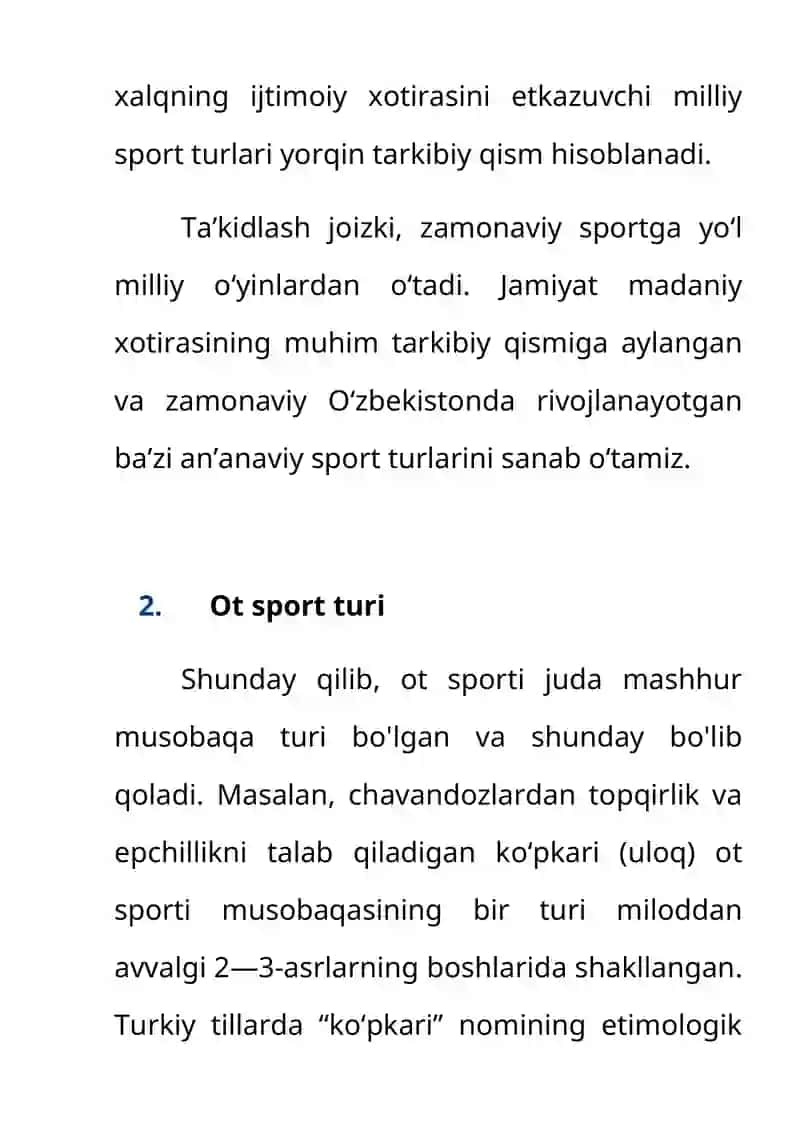 Milliy sport turlarining rivojlanishi 3