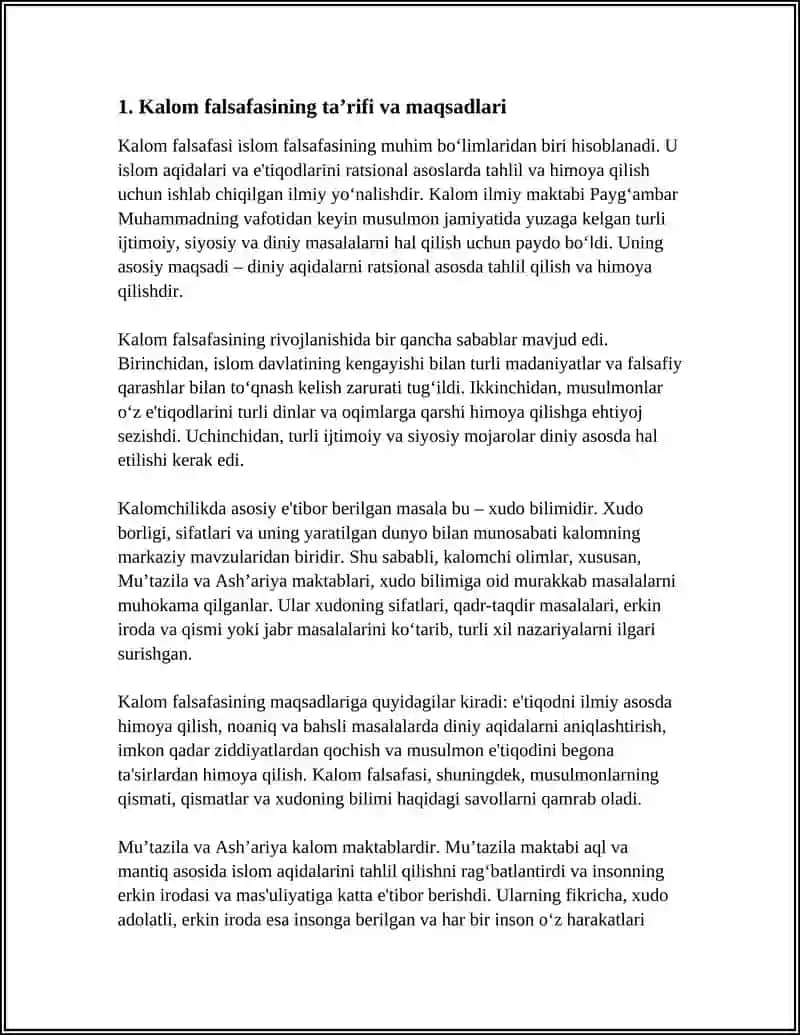 KALOM FALSAFASI 3