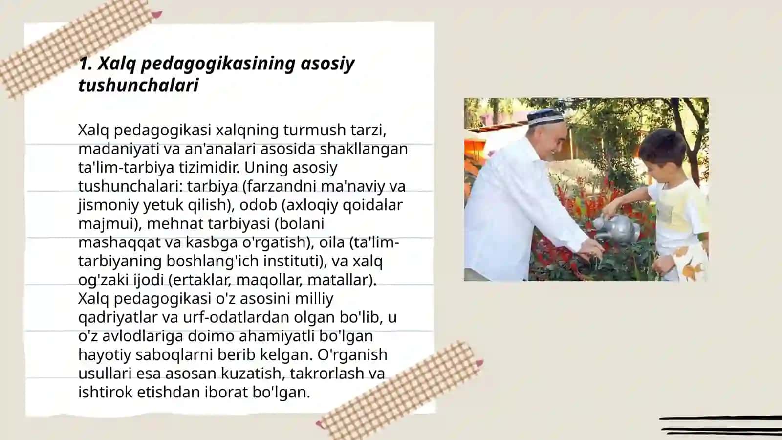 Xalq pedagogikasida milliy tarbiya mazmuni 3