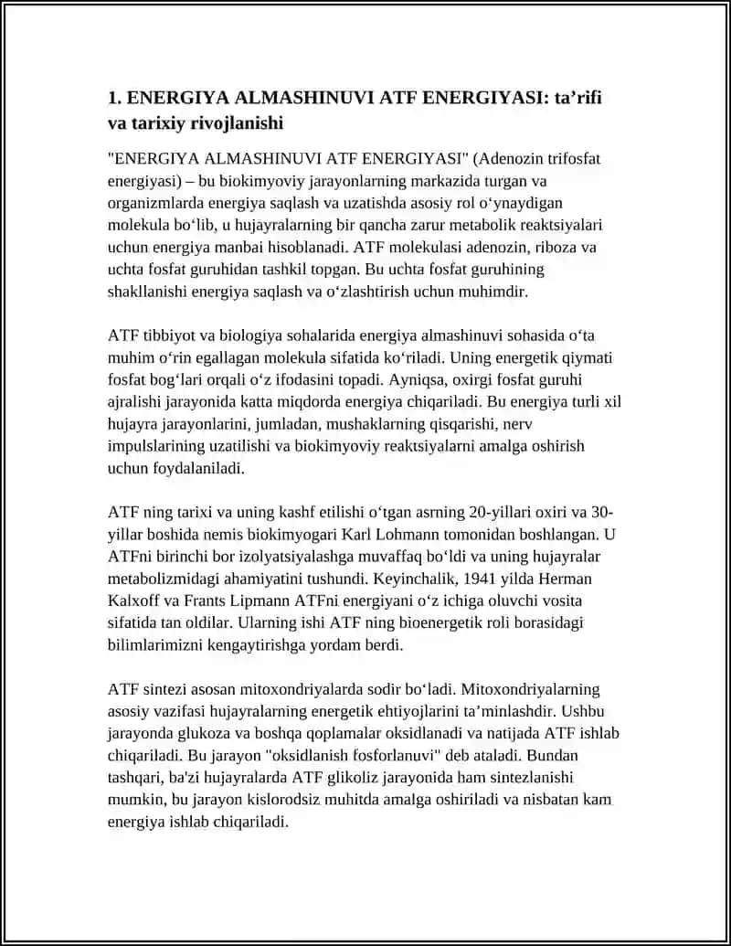 ENERGIYA ALMASHINUVI ATF ENERGIYASI 3