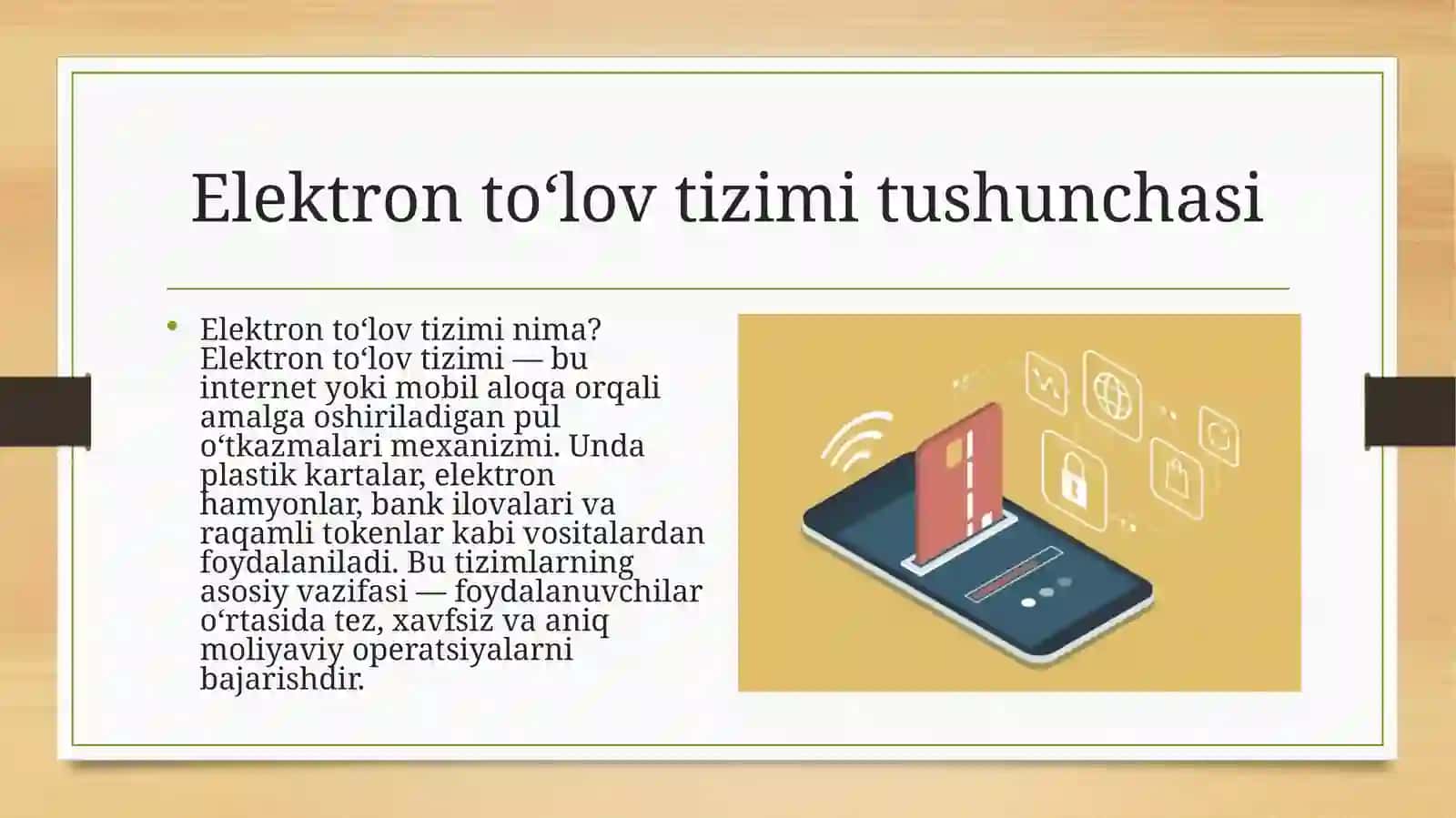 Elektron to‘lov tizimlari 3