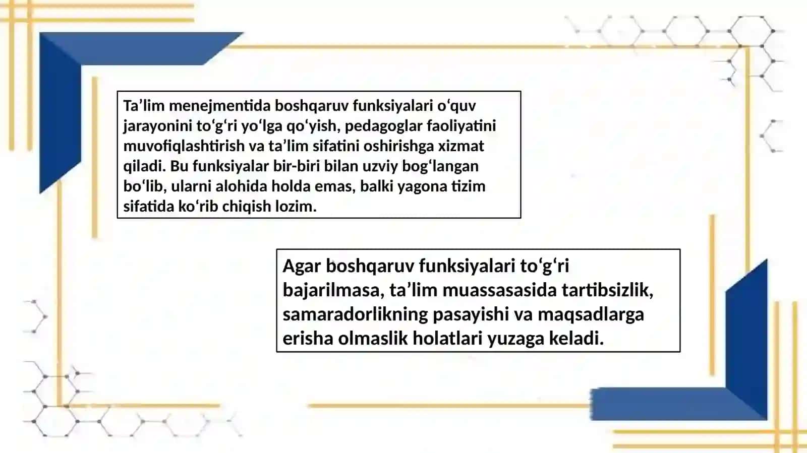 Boshqaruv funksiyalari 3