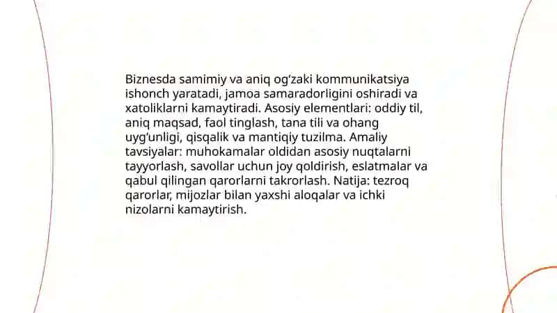 Biznesda komunikatsiya 3