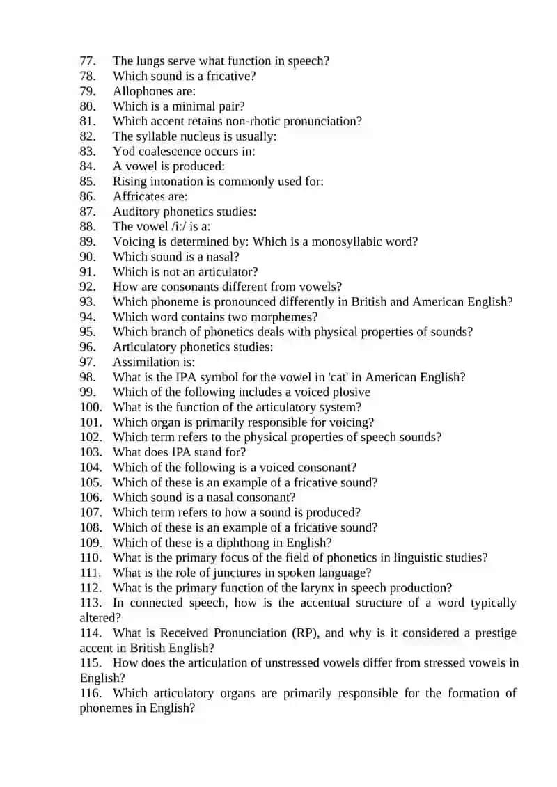 FINAL TEST ON THEORETICAL PHONETICS 3