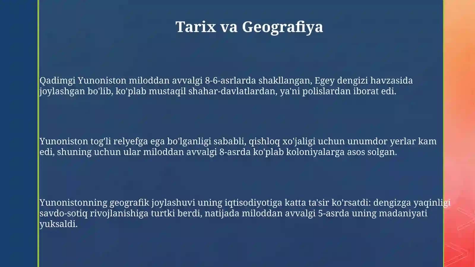 Qadimgi Yunoniston madaniyati 3