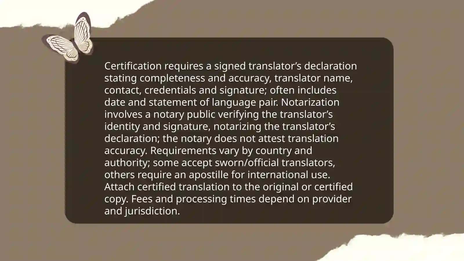 Translation of official documents 3